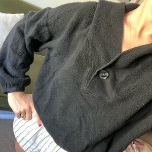 Project Social T Black Textured Pullover